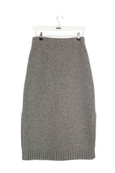 Jupe Ines de la Fressange Damia Gris en Laine, taille S - Seconde Main
