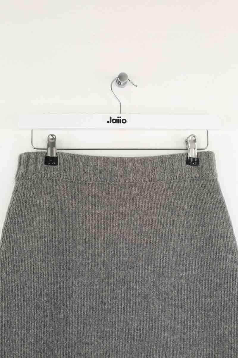 Jupe Ines de la Fressange Damia Gris en Laine
