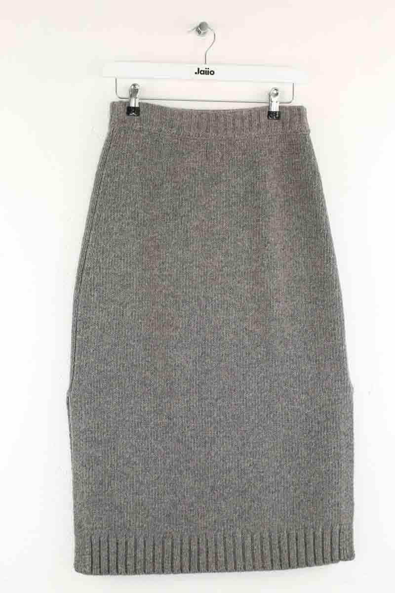 Jupe Ines de la Fressange Damia Gris en Laine