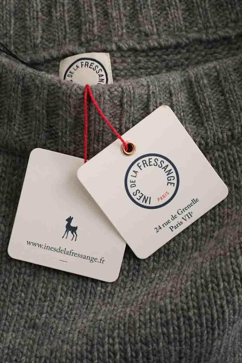 Jupe Ines de la Fressange Damia Gris en Laine