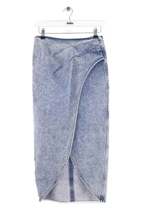 Jupe Iro Bleu en Coton, taille S - Seconde Main