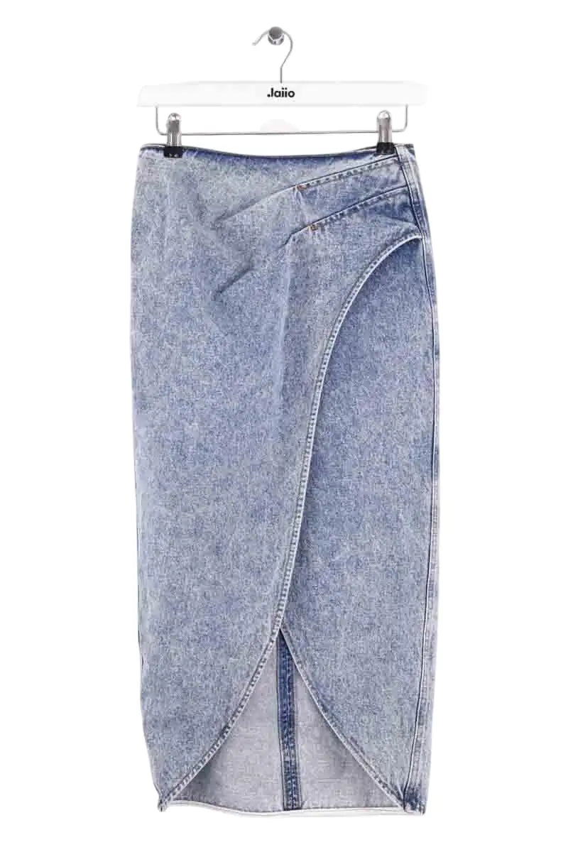 Jupe Iro Bleu en Coton, taille S - Seconde Main