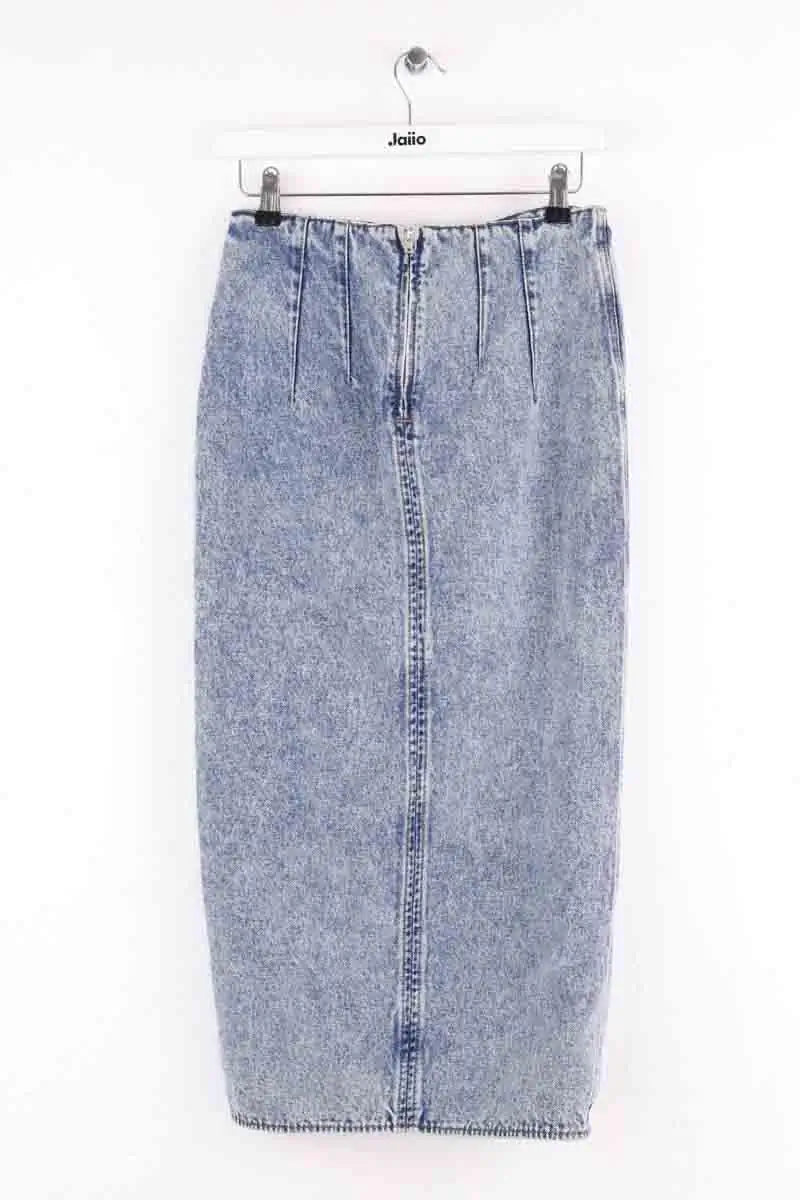 Jupe Iro Bleu en Coton