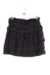 Jupe Iro Noir en Soie, taille M - Seconde Main