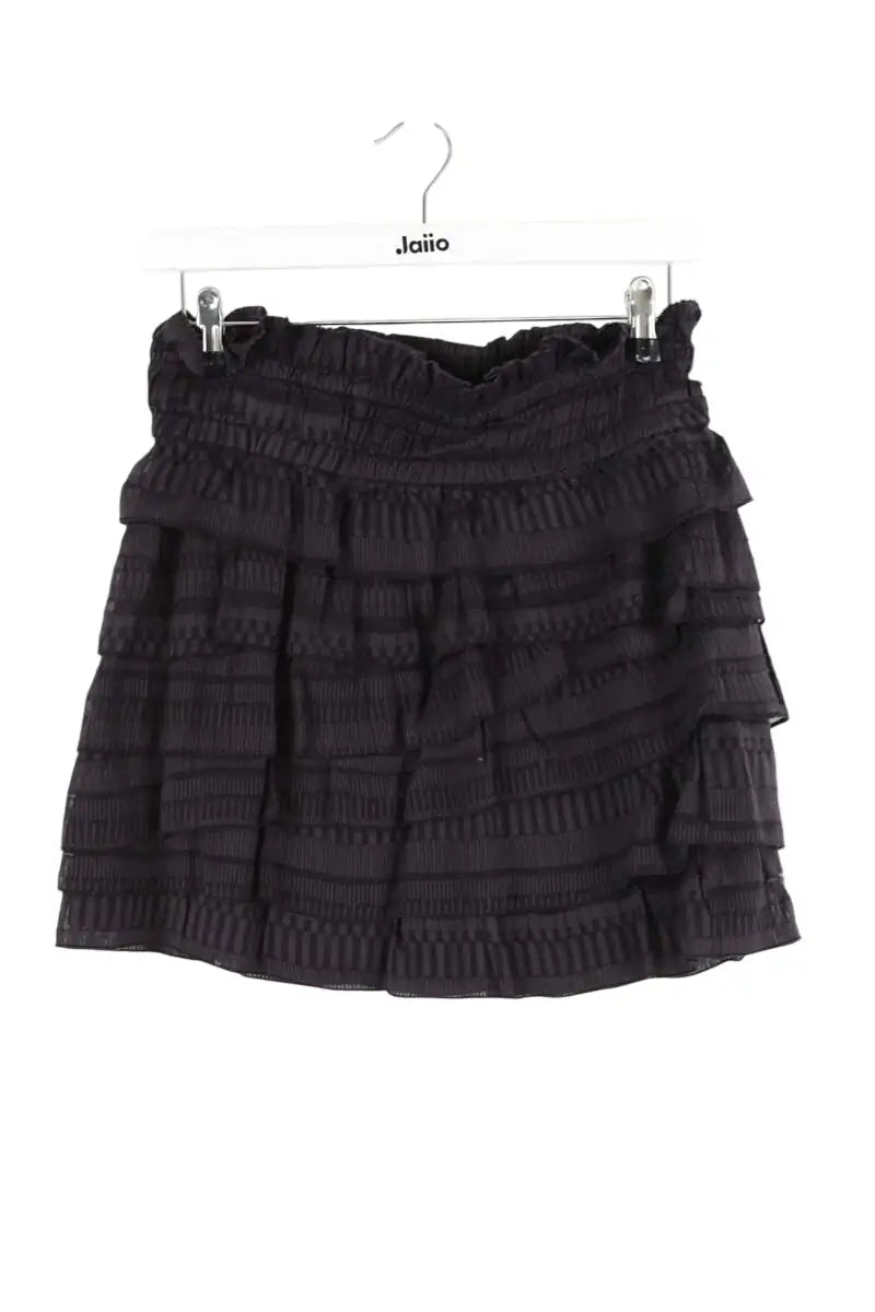 Jupe Iro Noir en Soie, taille M - Seconde Main