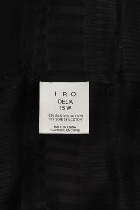 Jupe Iro Noir en Soie