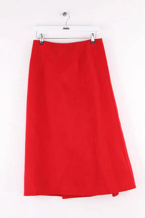 Jupe Jil Sander Rouge en Laine