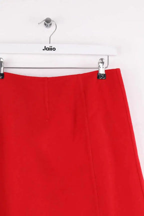 Jupe Jil Sander Rouge en Laine