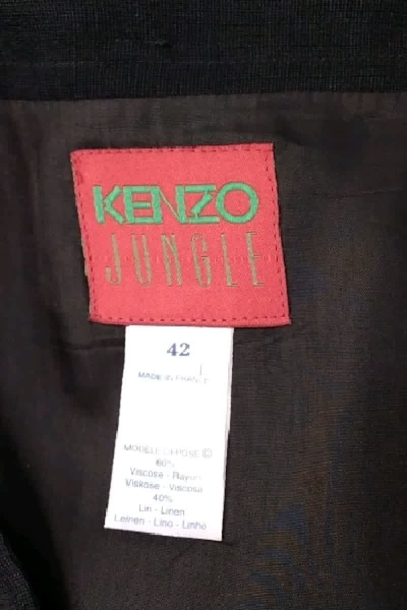 Jupe Kenzo Noir en Viscose