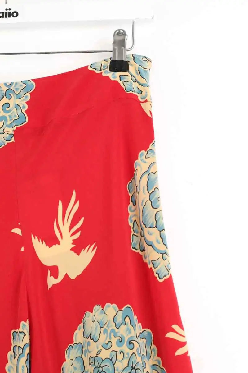 Jupe Kenzo Rouge en Soie
