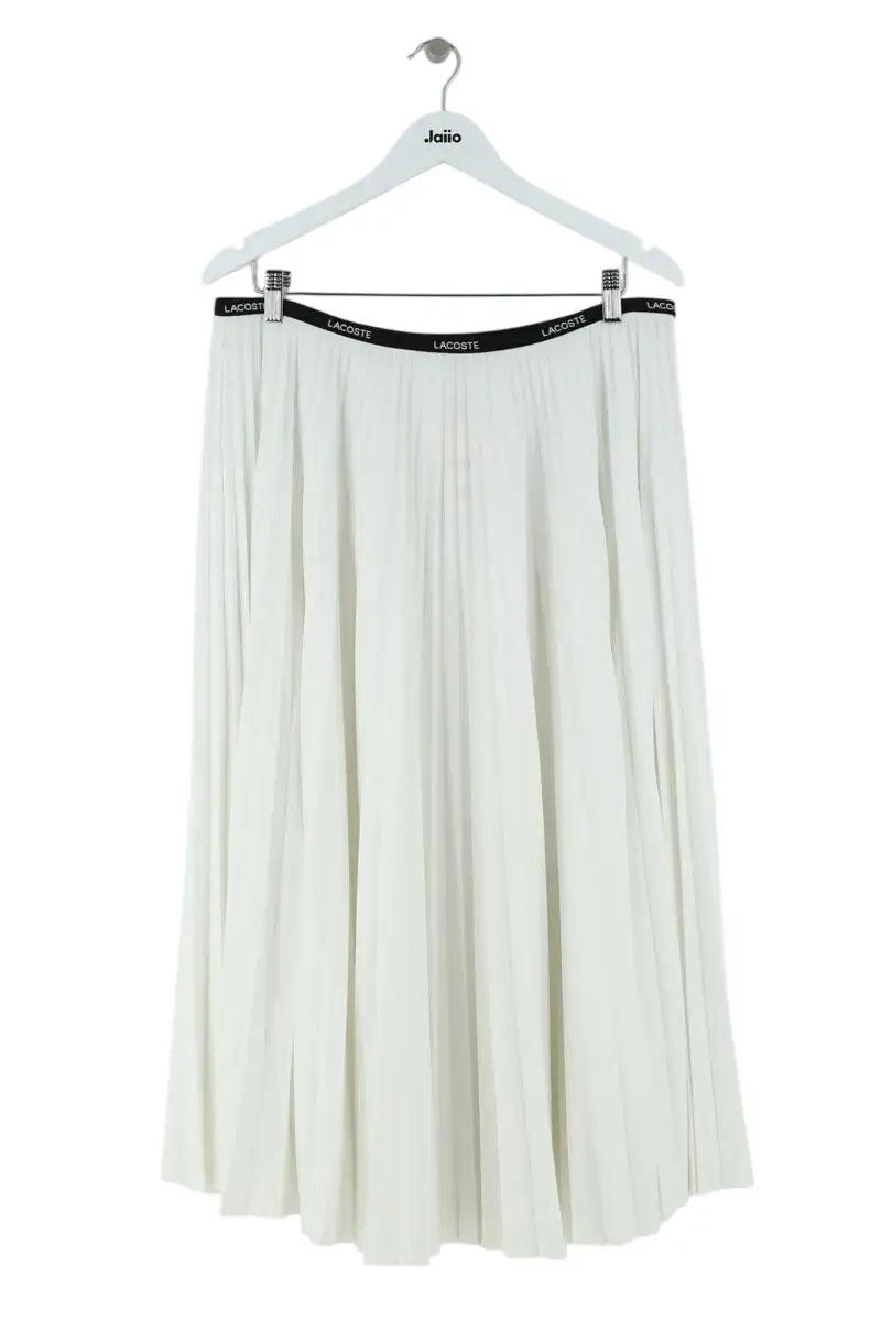 Jupe Lacoste Blanc en Synthétique, taille L - Seconde Main