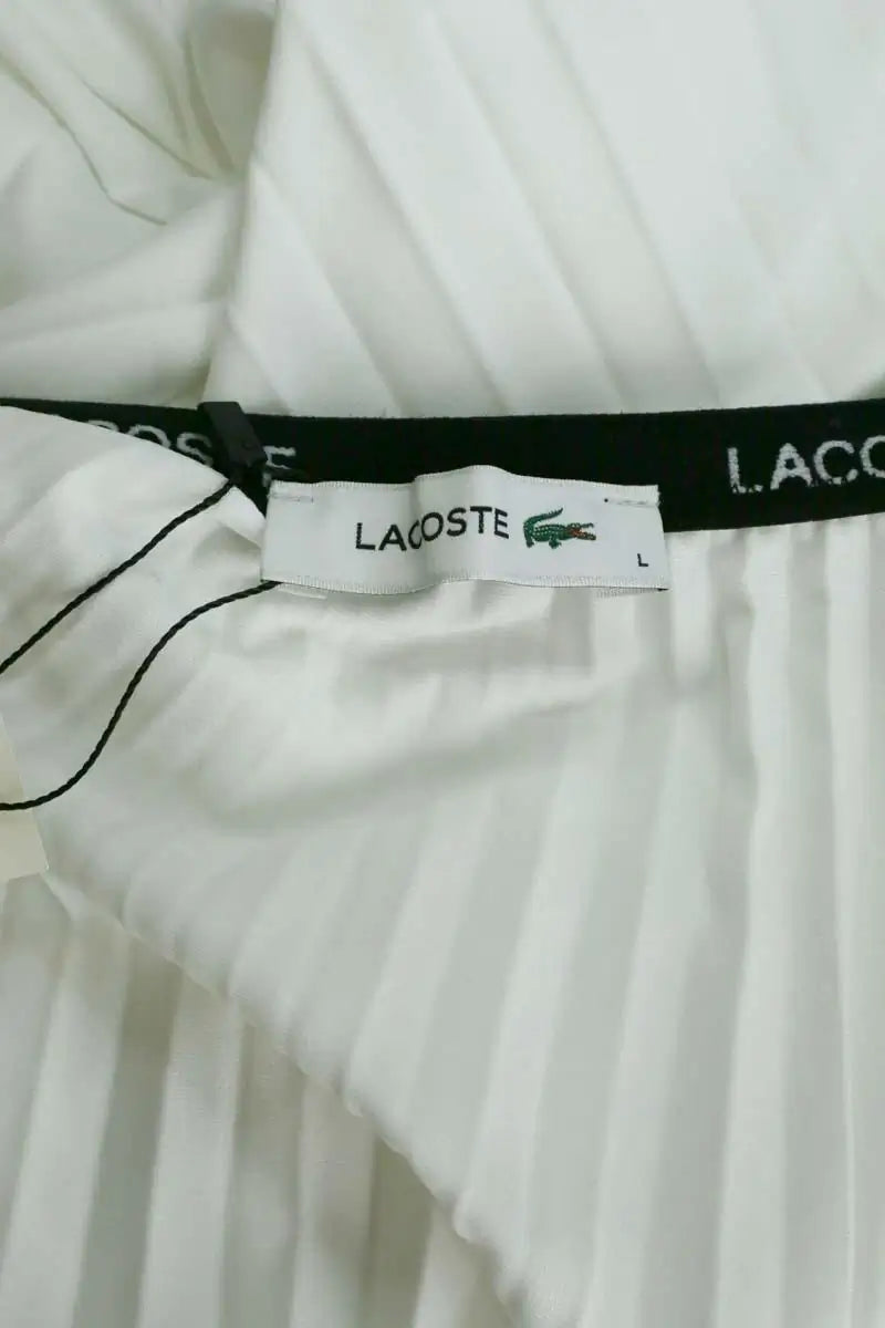 Jupe Lacoste Blanc en Synthétique