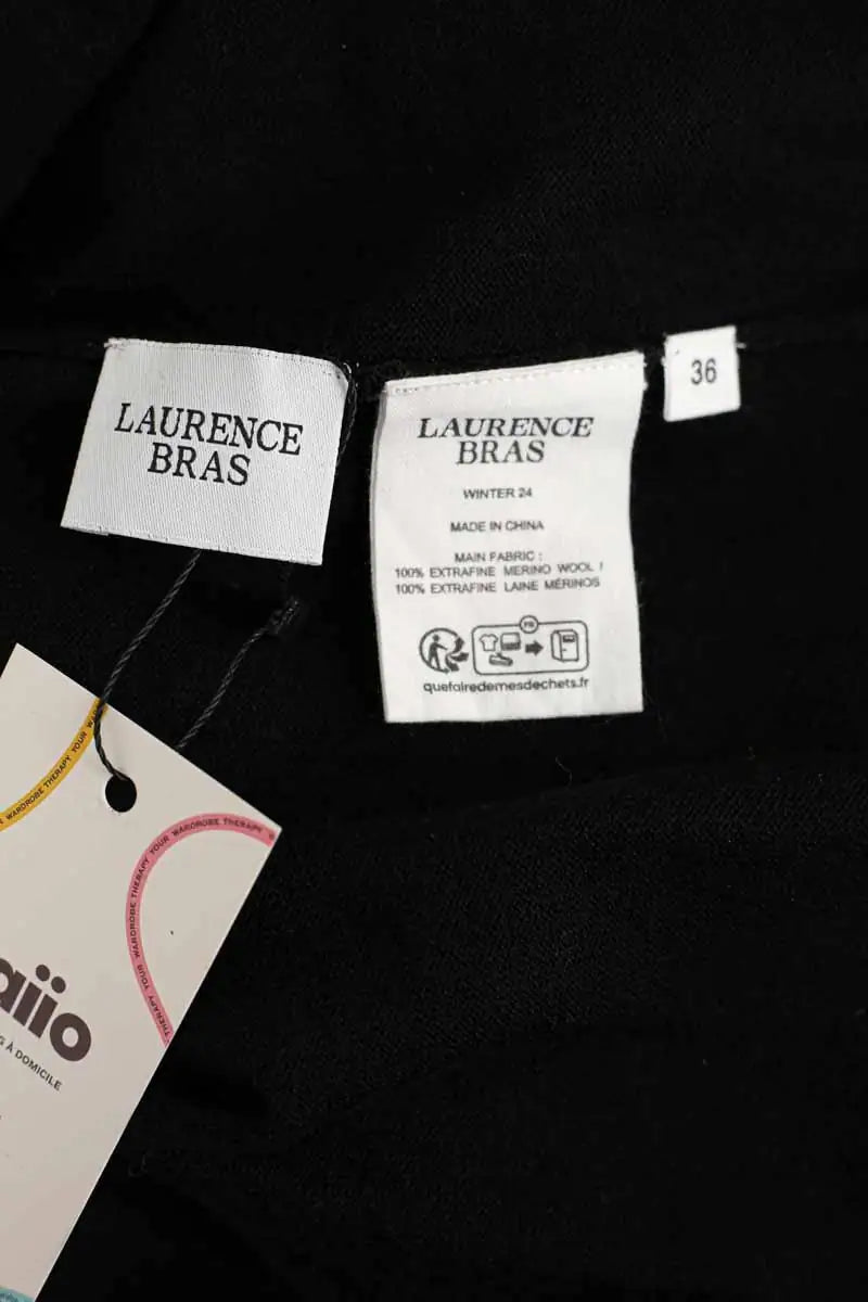 Jupe Laurence Bras Noir en Laine