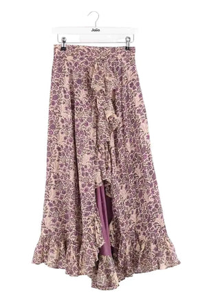 Jupe Laurence Bras Violet en Coton, taille S - Seconde Main