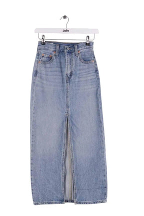 Jupe Levi's Bleu en Coton, taille XXS - Seconde Main