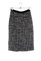 Jupe LK Bennett SK Leena Marine en Coton, taille S - Seconde Main