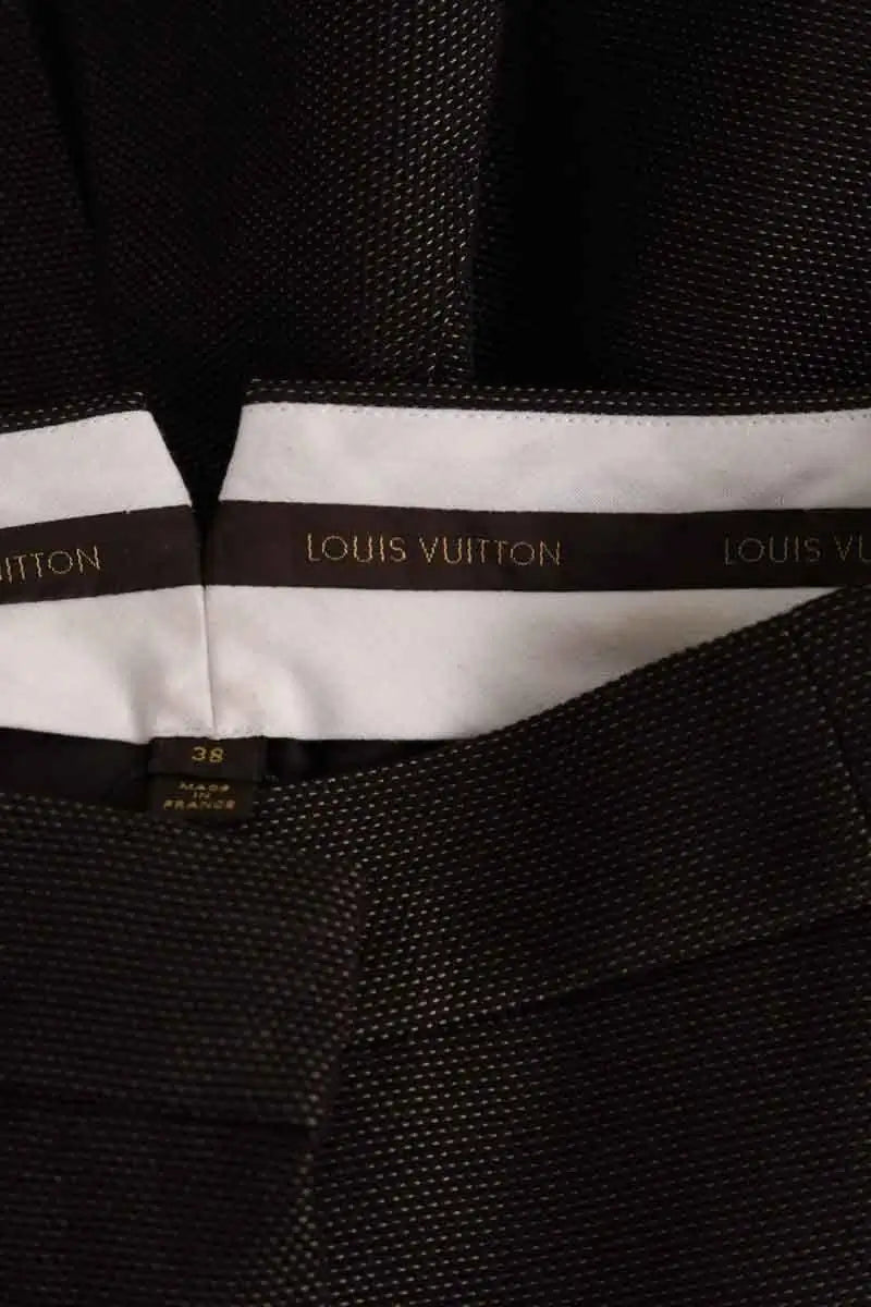 Jupe Louis Vuitton Marron en Laine