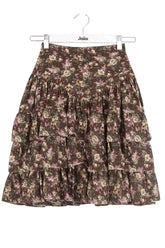 Jupe Louis Vuitton Marron en Synthétique, taille S - Seconde Main