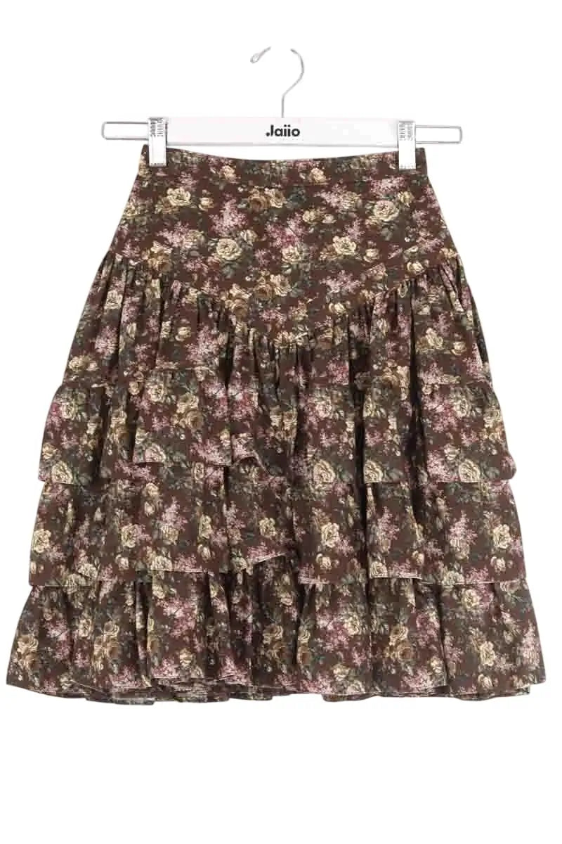 Jupe Louis Vuitton Marron en Synthétique, taille S - Seconde Main