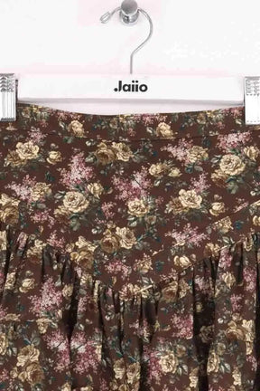 Jupe Louis Vuitton Marron en Synthétique