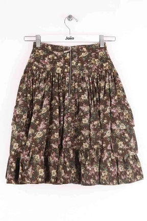 Jupe Louis Vuitton Marron en Synthétique