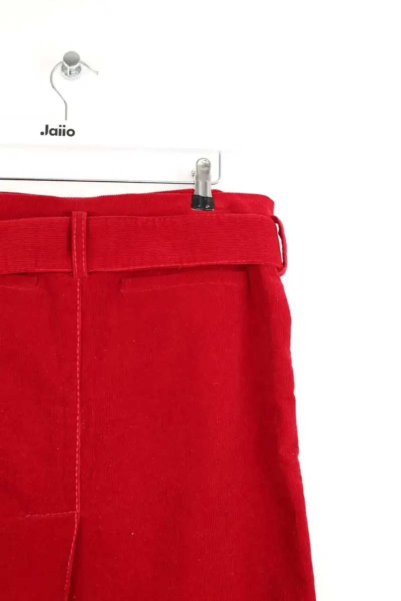 Jupe Louis Vuitton Rouge en Velours