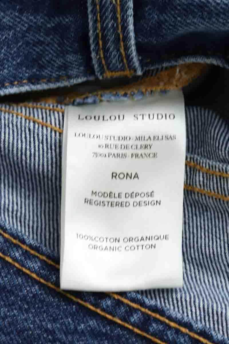 Jupe Loulou Studio RONA Bleu en Coton