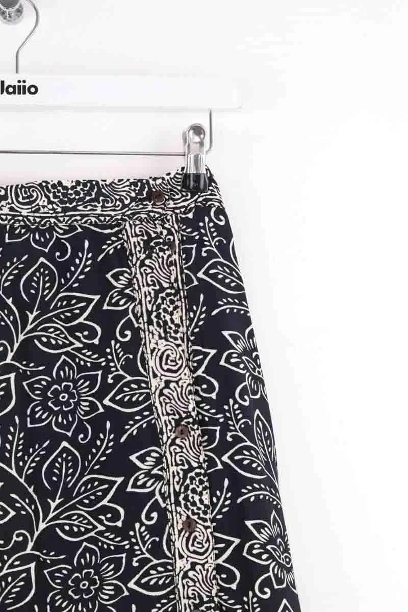 Jupe Maison Hotel Eva Noir en Viscose