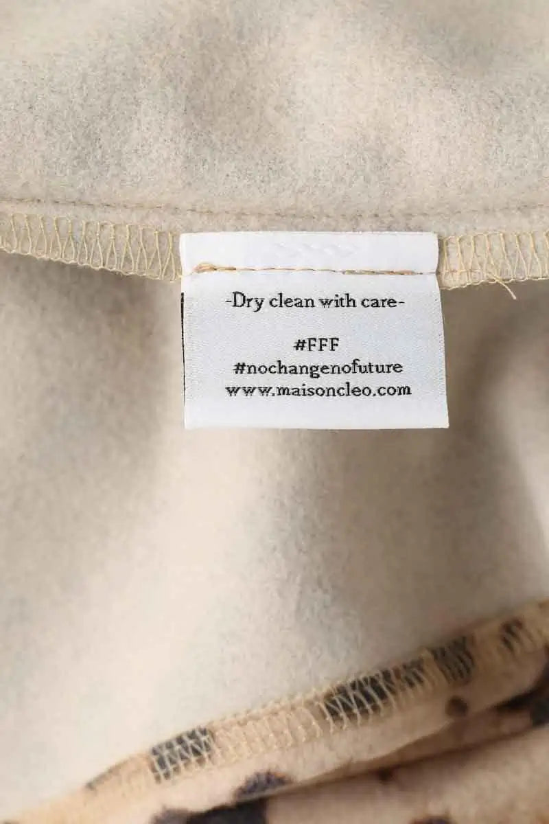 Jupe MaisonCléo Camel en Synthétique