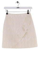 Jupe Maje Beige en Synthétique, taille XS - Seconde Main