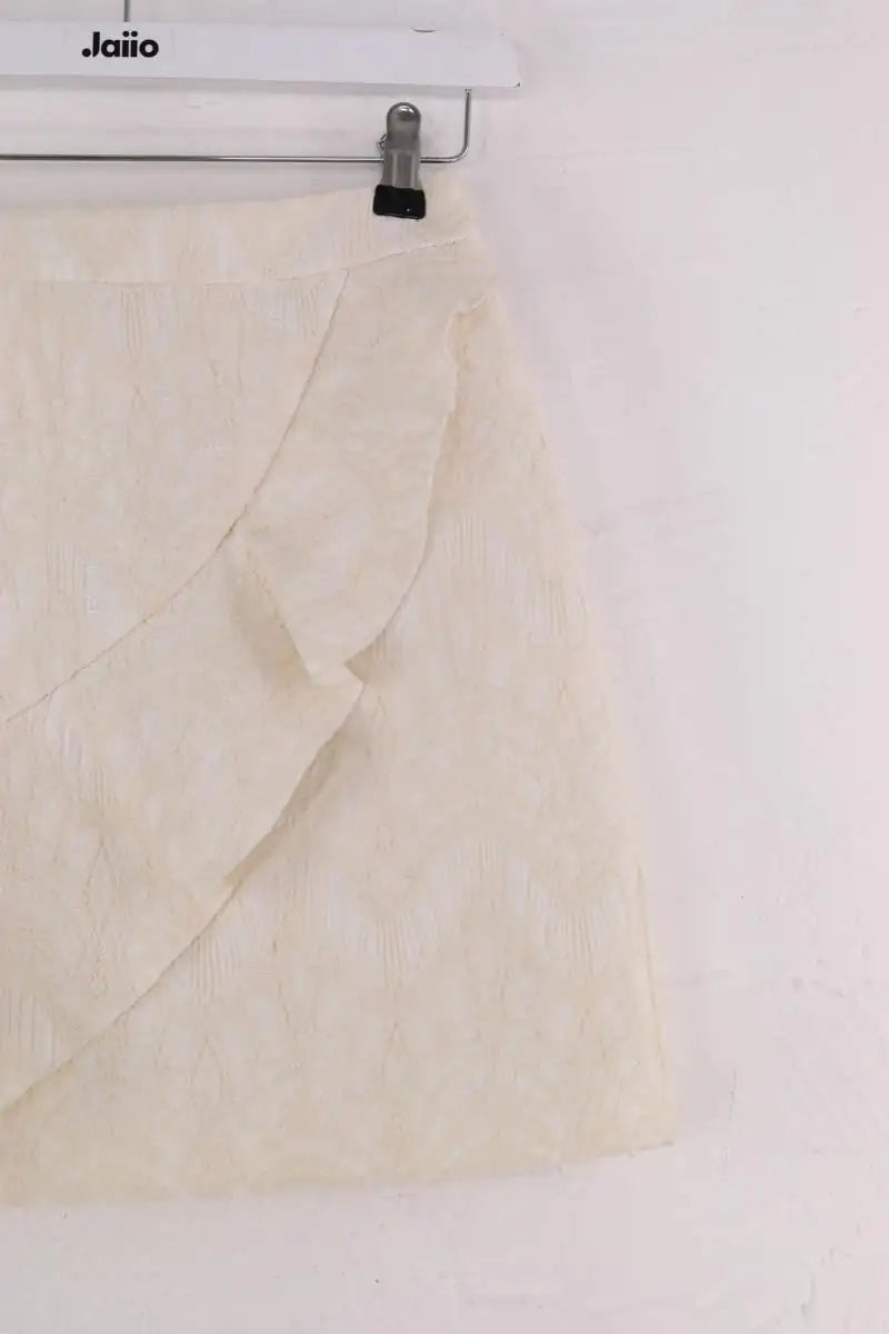 Jupe Maje Beige en Synthétique
