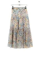 Jupe Maje Blanc en Viscose, taille XS - Seconde Main
