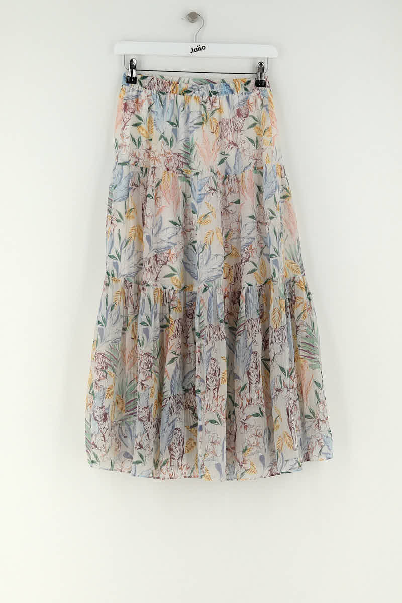 Jupe Maje Blanc en Viscose