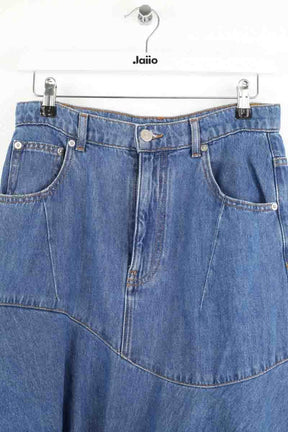 Jupe Maje Bleu en Coton