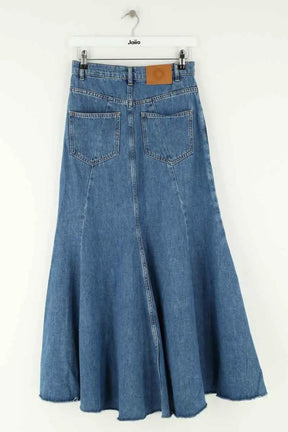 Jupe Maje Bleu en Coton