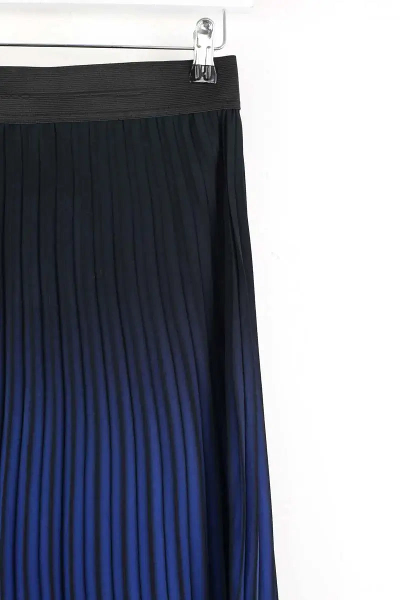 Jupe Maje Bleu en Polyester