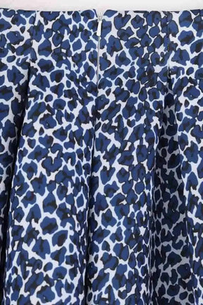 Jupe Maje Bleu en Synthétique