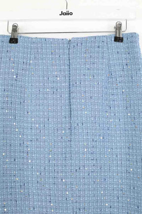 Jupe Maje Jilya Bleu en Polyester
