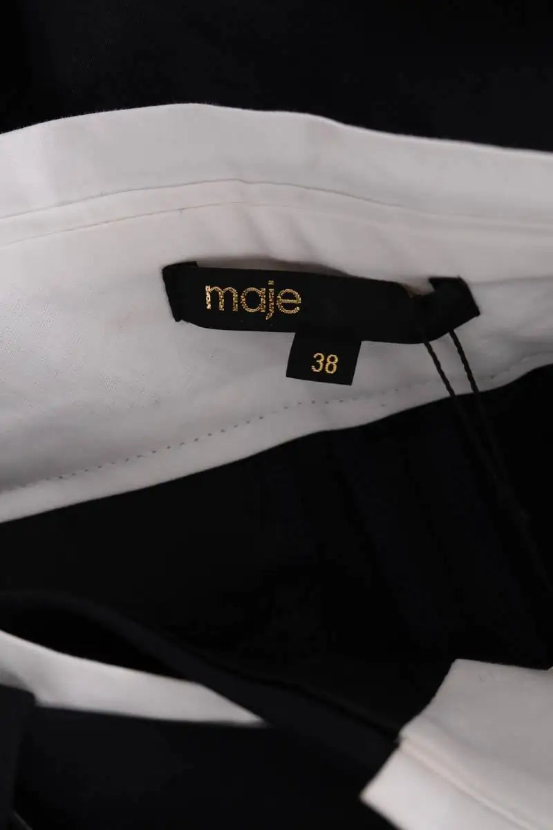 Jupe Maje Noir en Coton