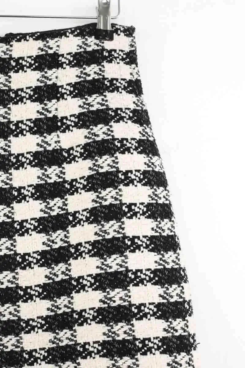 Jupe Maje Noir en Coton