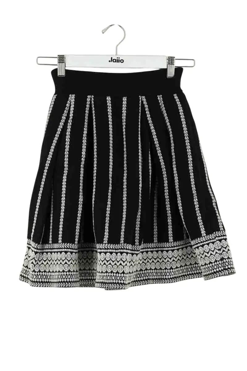 Jupe Maje Noir en Coton, taille S - Seconde Main