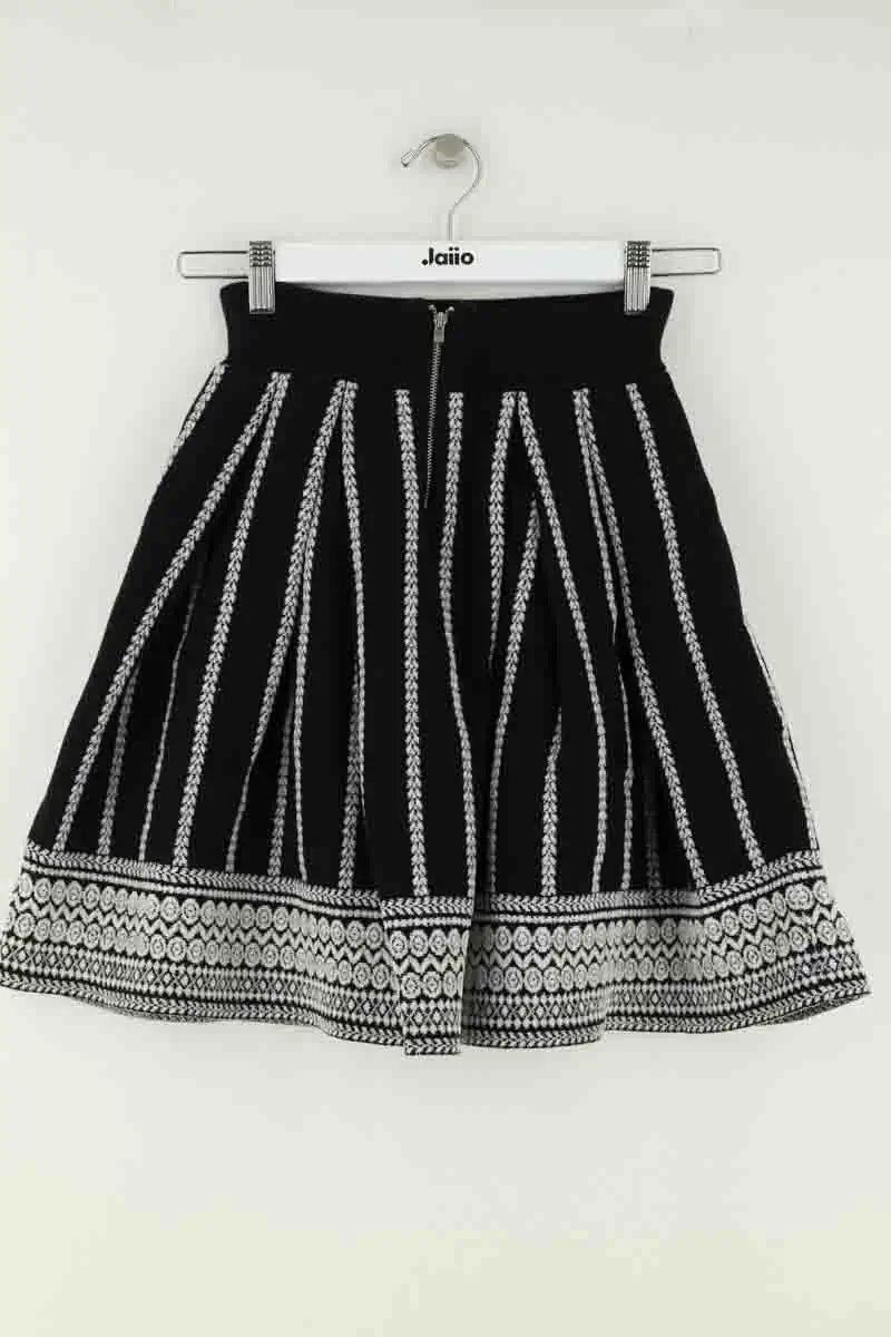 Jupe Maje Noir en Coton