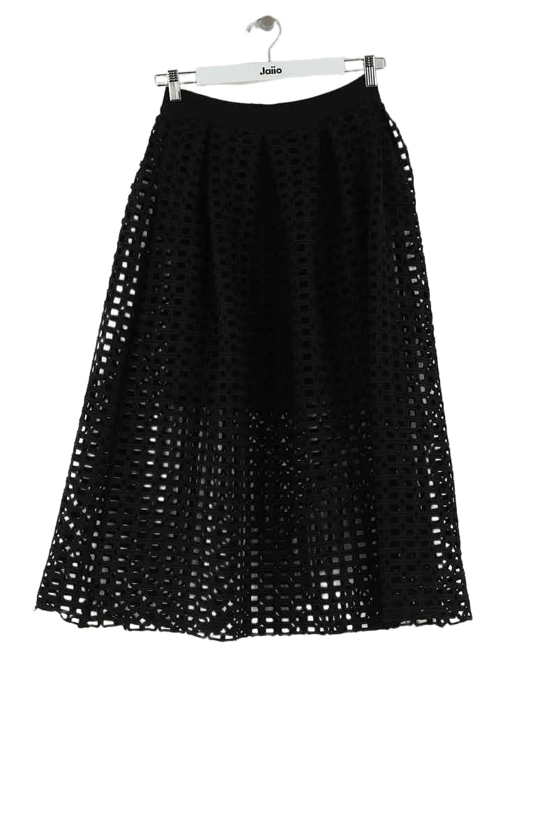 Jupe Maje Noir en Polyester, taille S - Seconde Main