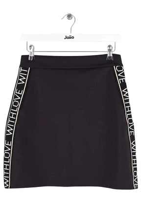 Jupe Maje Noir en Synthétique, taille M - Seconde Main