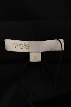 Jupe Maje Noir en Synthétique