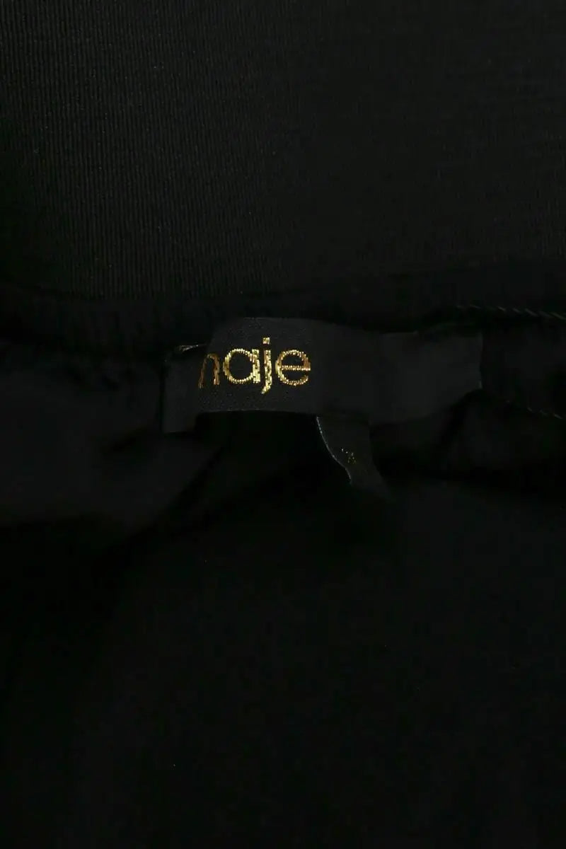 Jupe Maje Noir en Synthétique