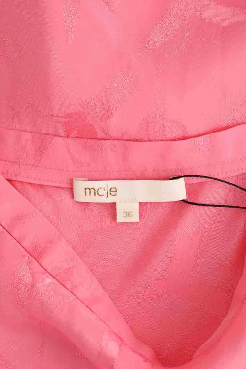 Jupe Maje Rose en Synthétique