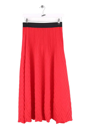 Jupe Maje Rouge en Synthétique, taille S - Seconde Main