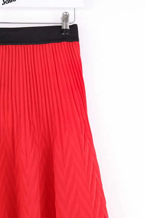 Jupe Maje Rouge en Synthétique