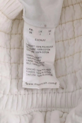 Jupe Manoush Blanc en Coton